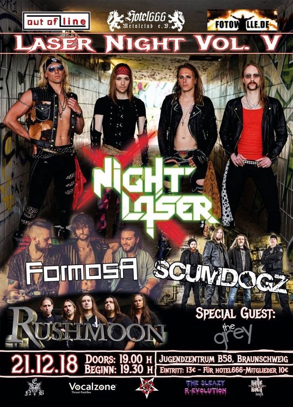 Rockcity - Plakat Laser Night V - Foto: Veranstalter