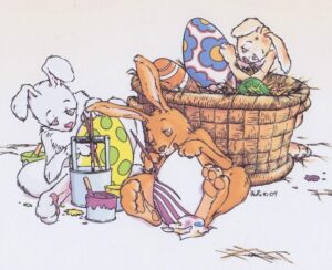 Die müden Osterhasen