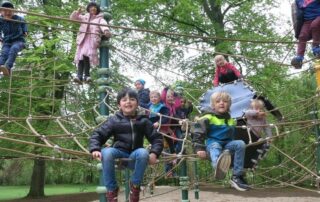 Niedrigseilgarten im Bürgerpark - Foto: (c) Stadtbad GmbH Annette Böhme