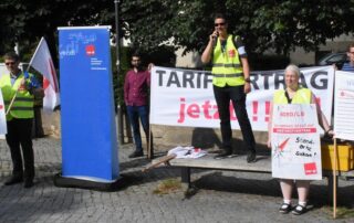 Warnstreik der Bankangestellten: Gewerkschaft fordert 6 Prozent mehr Gehalt - Foto: Ver.di Braunschweig
