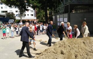 Spatenstich Comeniusstraße Foto: (c) Holger Neddermeier