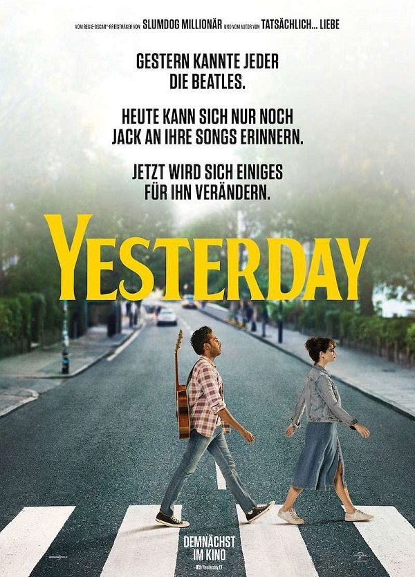 Yesterday Filmplakat Universal Pictures Germany