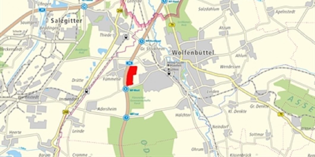 Lage Gewerbegebiet BS-WF - Bild: (c) Stadt Braunschweig