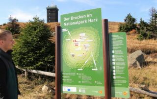 Brocken-Übersichtstafel - Foto: (c) Frank Steingass