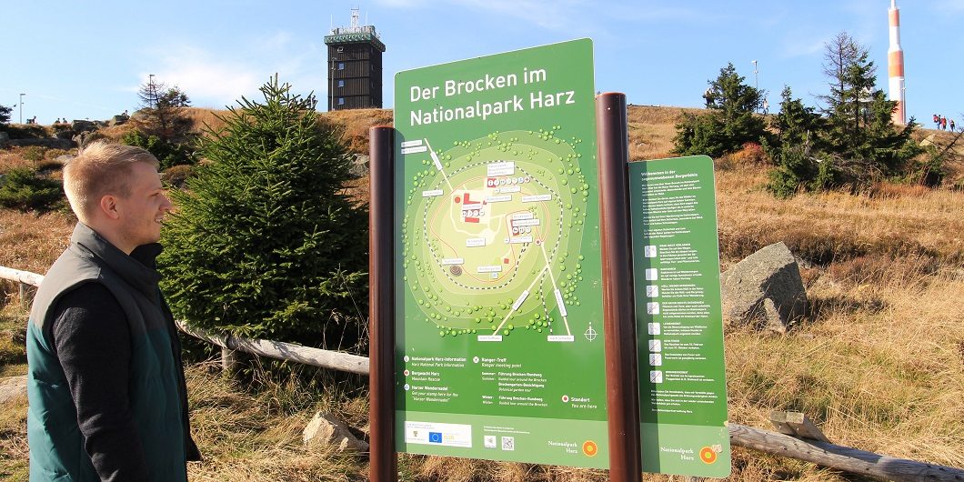 Brocken-Übersichtstafel - Foto: (c) Frank Steingass
