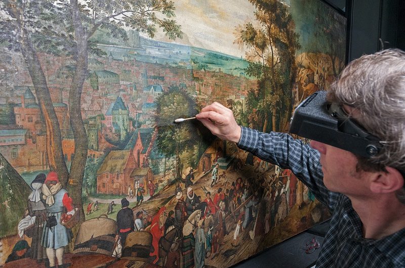Brueghel Restaurierung - Foto: © C.Cordes, HAUM