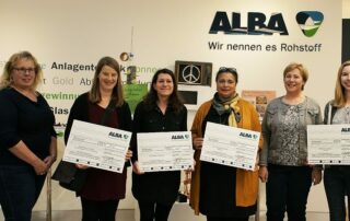 Scheckübergabe Abfallvermeidung - Foto: ©ALBA-Group