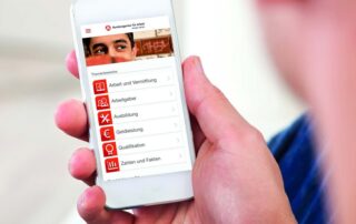 Smartphone-App (c) Bundesagentur für Arbeit