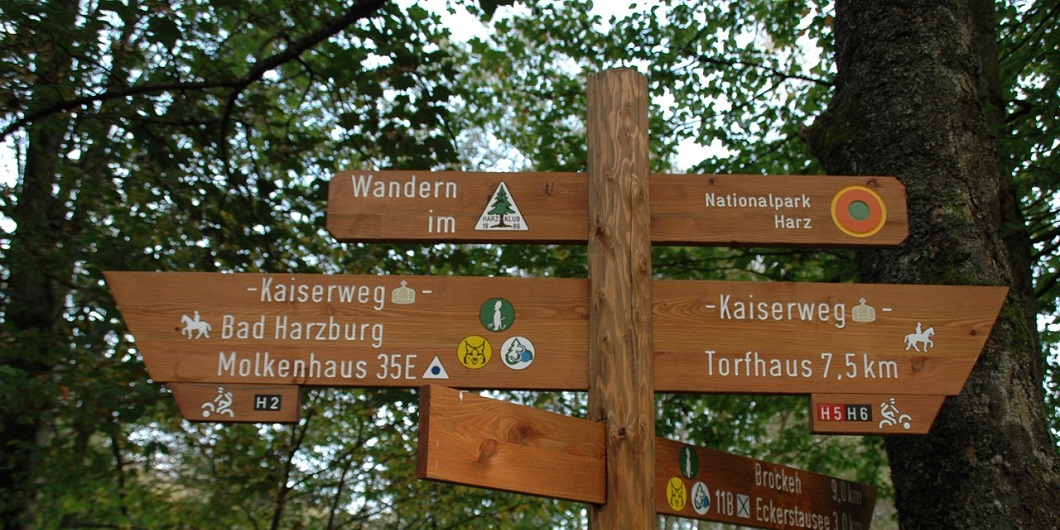 Harz-Wegweiser (c) pixabay