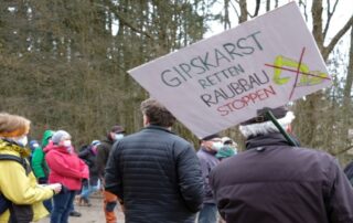 Gipskarst-Demo (c) BUND