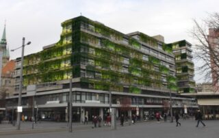 Rathaus-Neubau mit Begruenung (c) Rainer Mühlnickel