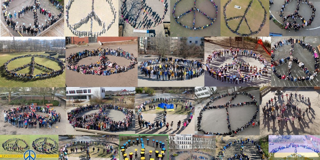 Peace-Collage (c) Stadtschülerrat BS