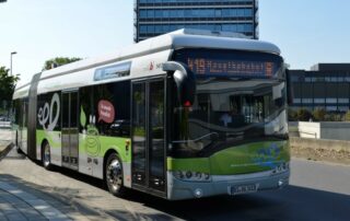 E-Bus im Linienverkehr (c) BSVG