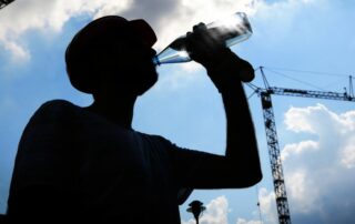 Hitze auf dem Bau (c) IG Bau