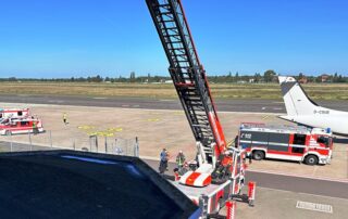 Übund am Flughafen_Foto Sius Consulting - Blaumoser